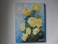 trandafiri-galbeni-4-pictura-ulei-pe-panza