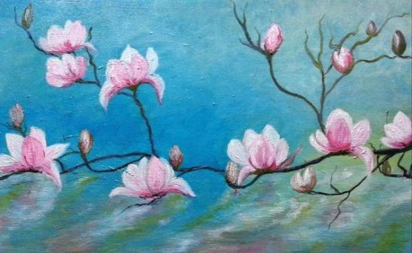 „magnolii pe lac” de voichita bondor