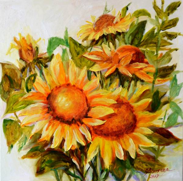 „pictura cu floarea soarelui” de Elena Bissinger