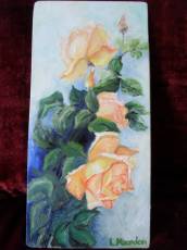trandafiri-galbeni-2-pictura-ulei-pe-carton