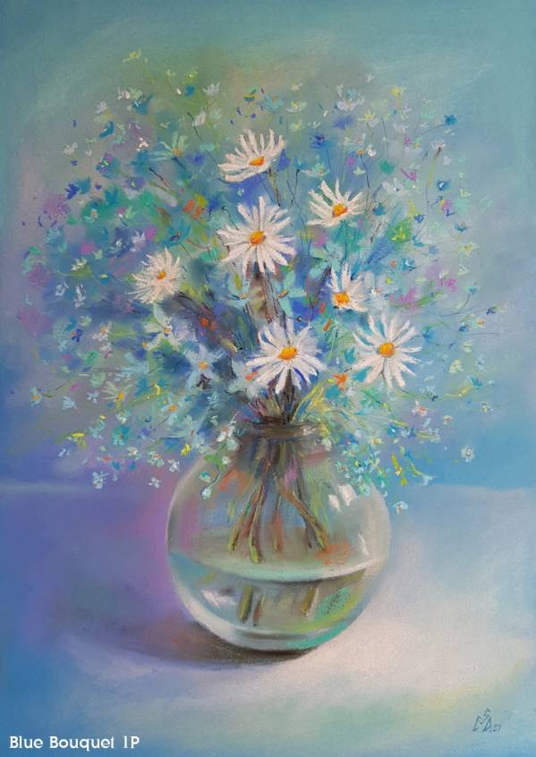 „Blue Bouquet 1P” de Gabriela Calinoiu