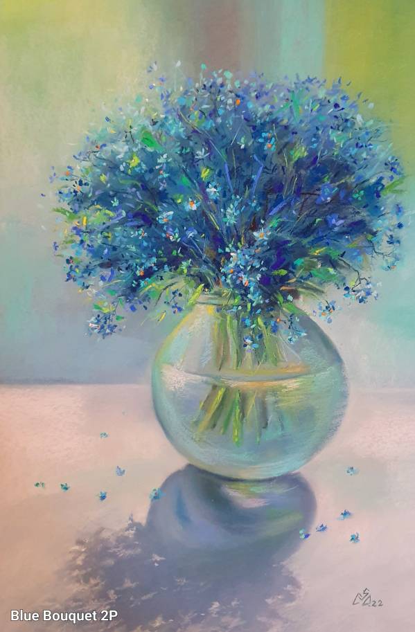 „Blue Bouquet 2P” de Gabriela Calinoiu