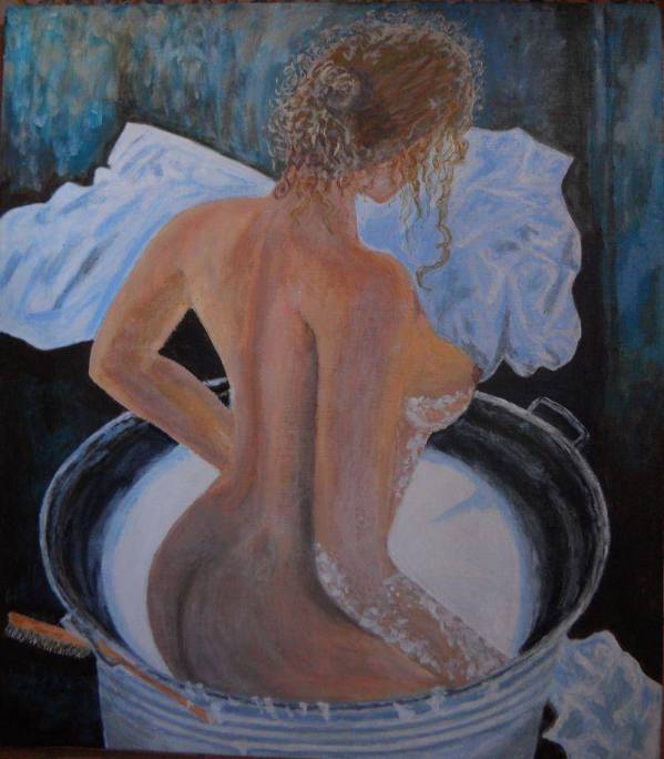 „Femeie nud” de Cristina BucÄƒtaru 