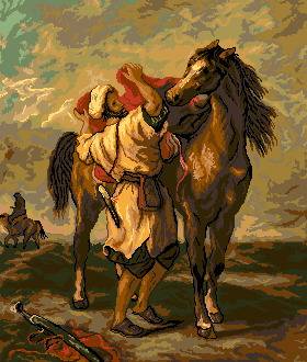 „Marocanul inseind calul” de Ungureanu Adina