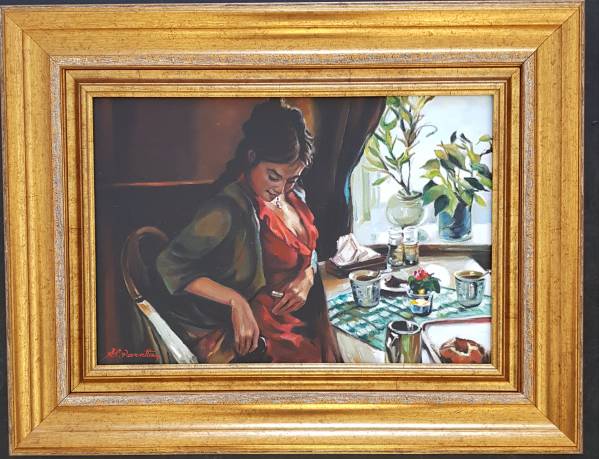 „Pictură de colecție ulei pe pânză-certificat de autenticitate cu semnătura pictorului” de alexandru panatta codreanu