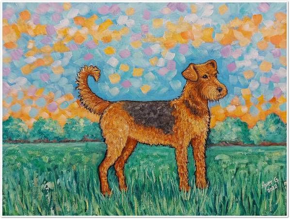 „Welsh terrier” de Gabriela Auer